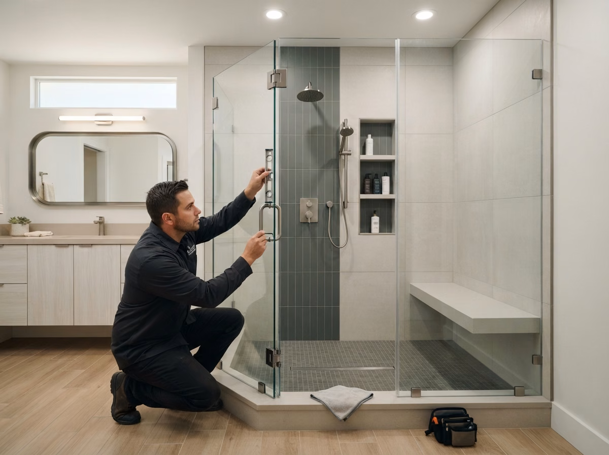 Custom Shower Remodeling Craftsmanship in Orange County.