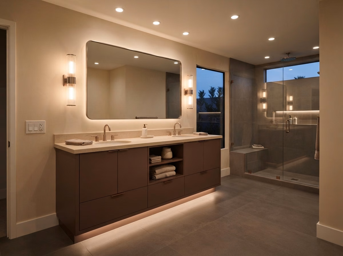 Bathroom Lighting Cost | Orange County Bathroom Lighting Cost in Orange County.