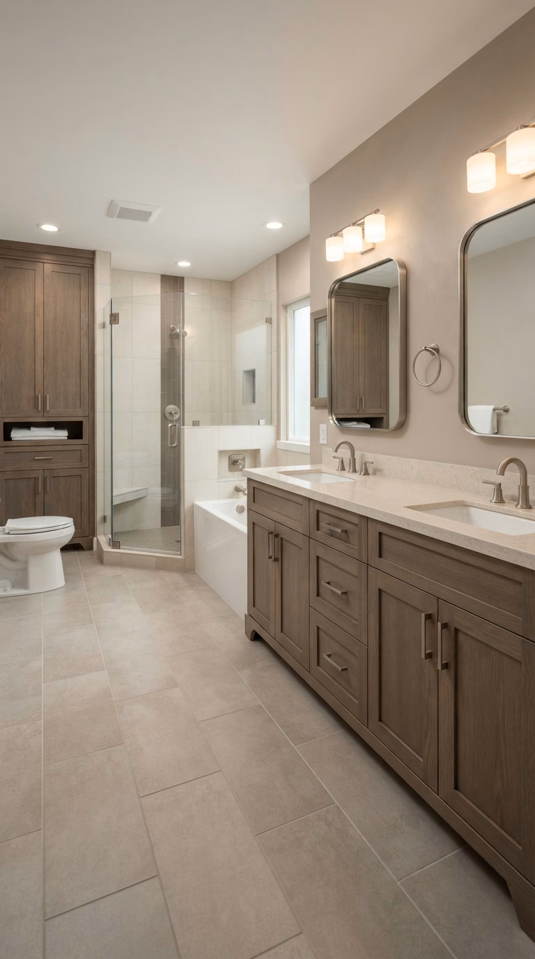 Bathroom Remodel Pricing Note Top in Orange County.