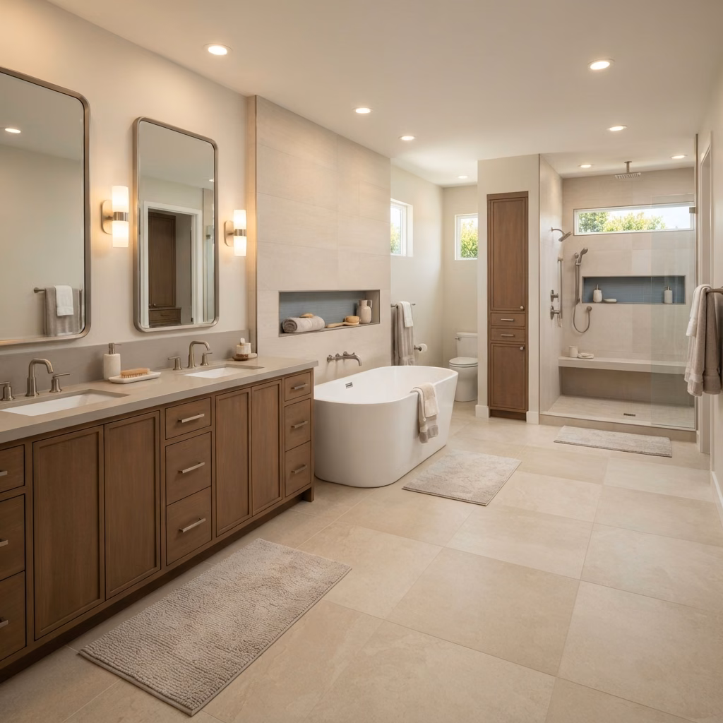 Bathroom Size Cost Factor | Orange County Bathroom Size Cost Factor in Orange County.