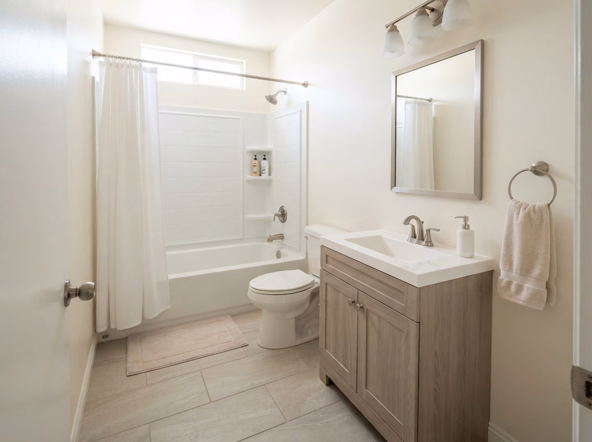 Budget Bathroom Remodel Cost in Orange County.