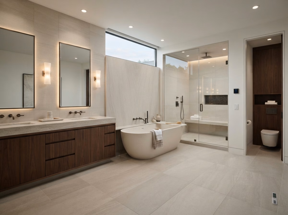 Luxury Bathroom Remodel Cost in Orange County.