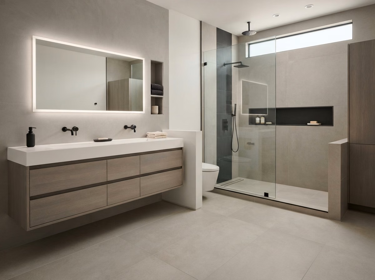 Modern Bathroom in Orange County.