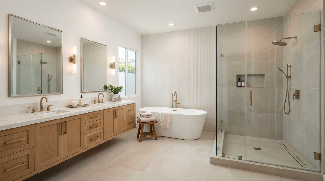 Bathroom remodeling in Orange County.