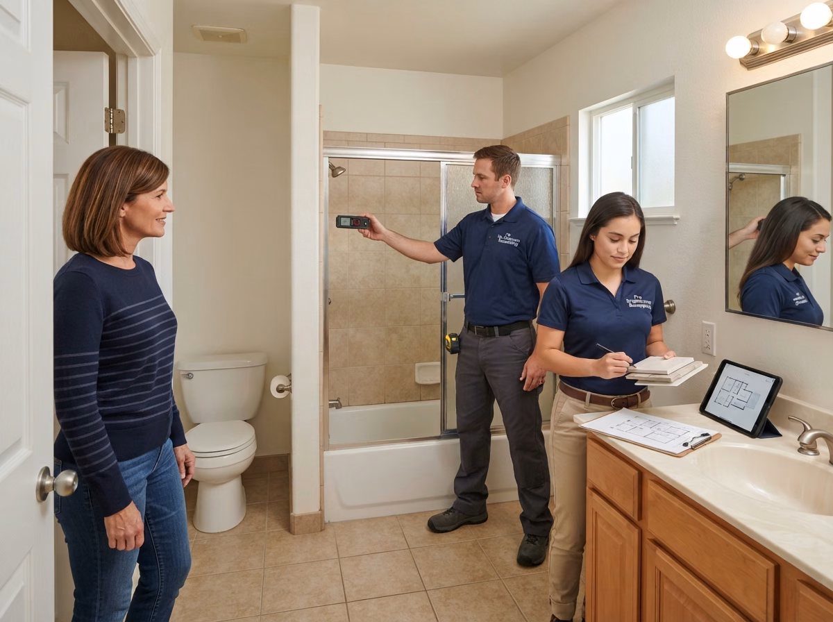 Bathroom Remodeling Process in Orange County.