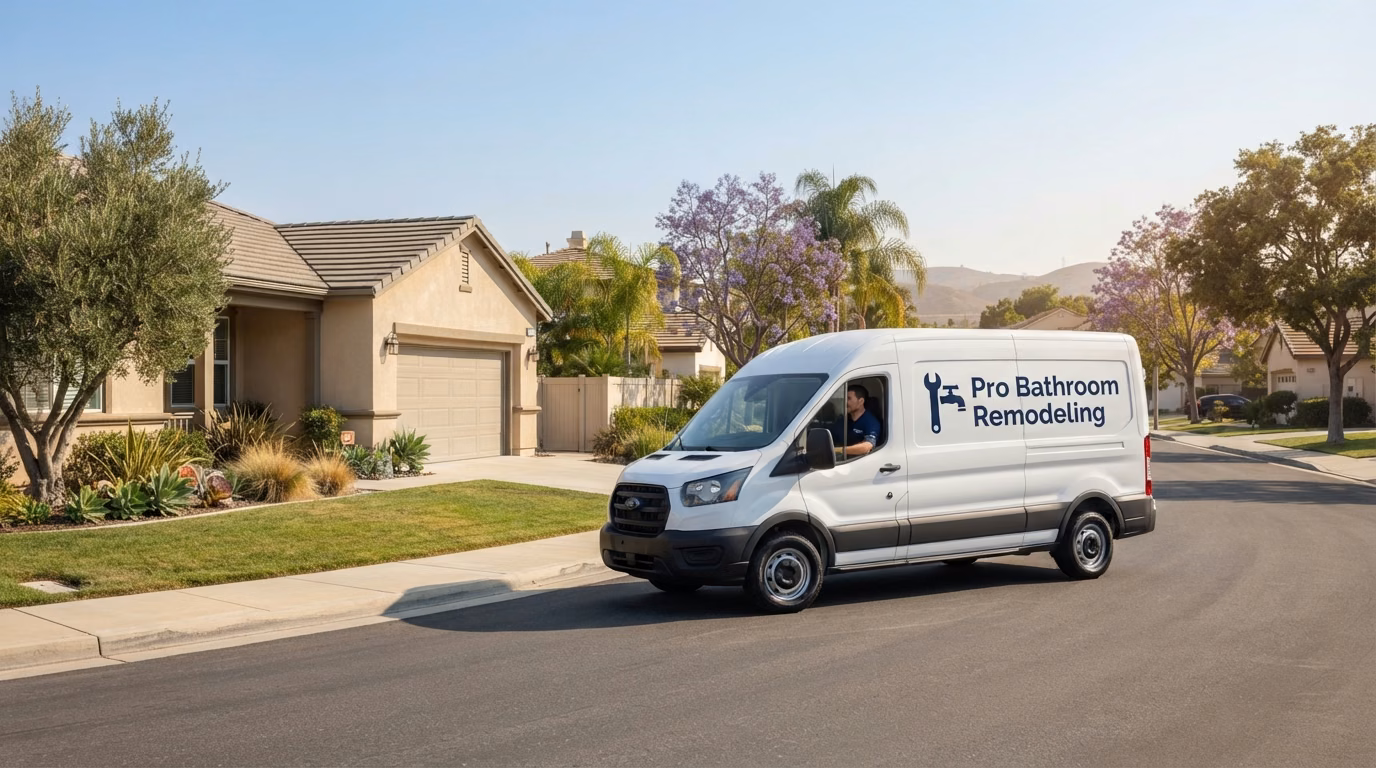 Bathroom remodeling service areas across Orange County.