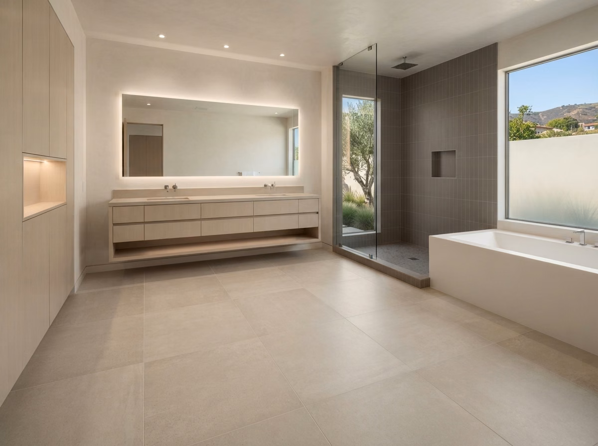 Modern Minimalist Flooring Design | Orange County Modern Minimalist Flooring Design in Orange County.