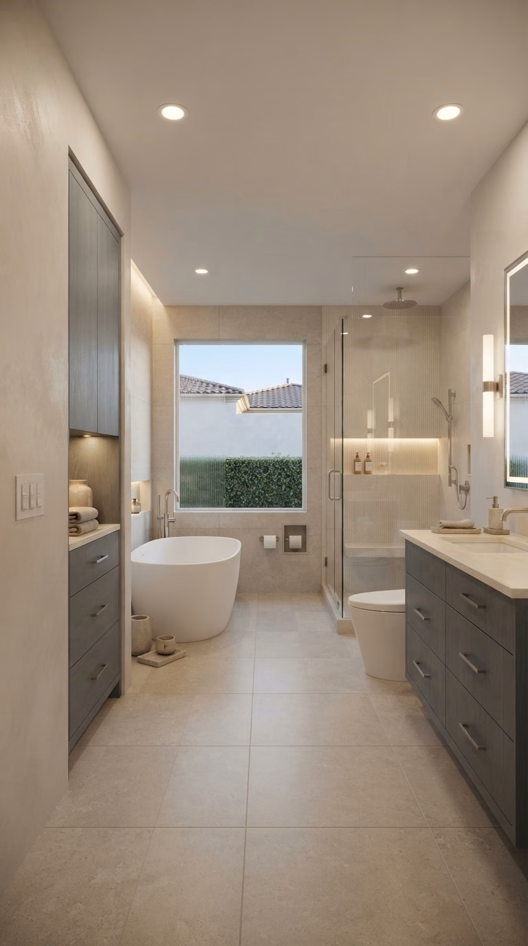 Bathroom Lighting FAQ in Orange County.