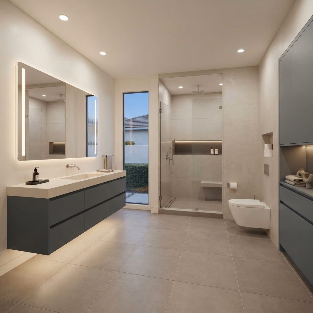 Modern Minimalist Lighting in Orange County.