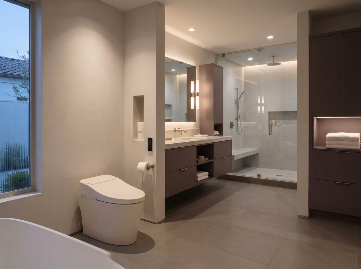 Smart Bidet Toilet in Orange County.