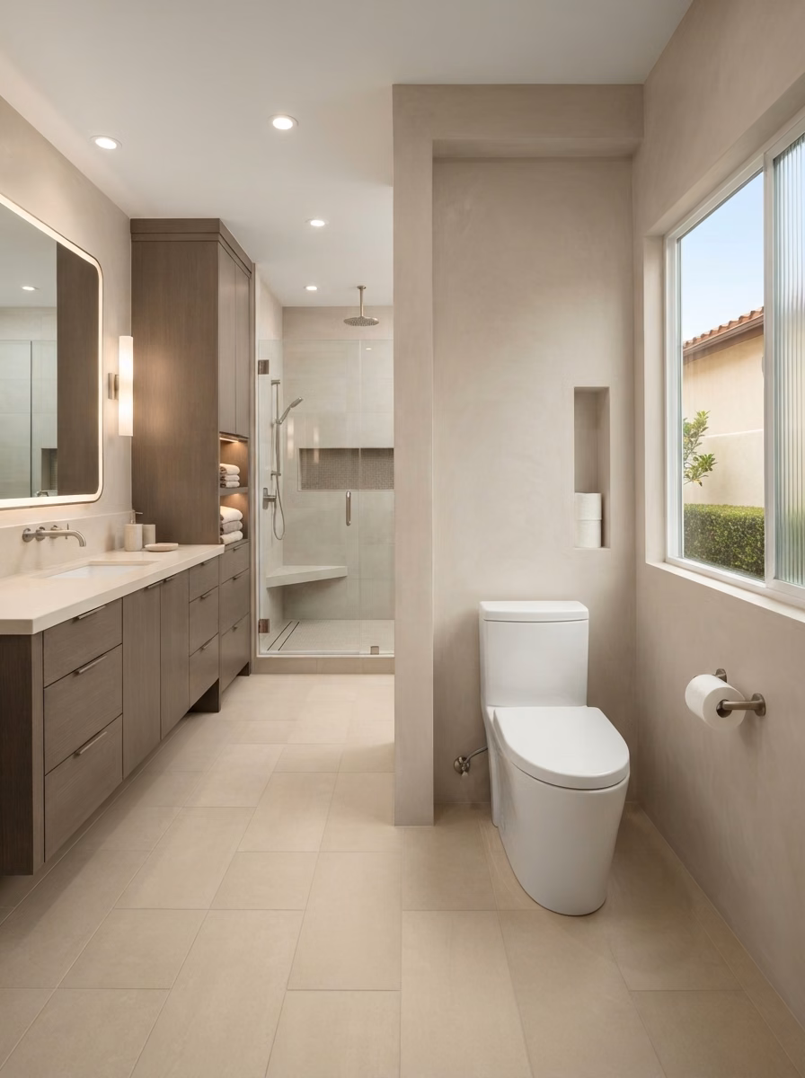 Toilet Installation Contractor in Orange County.