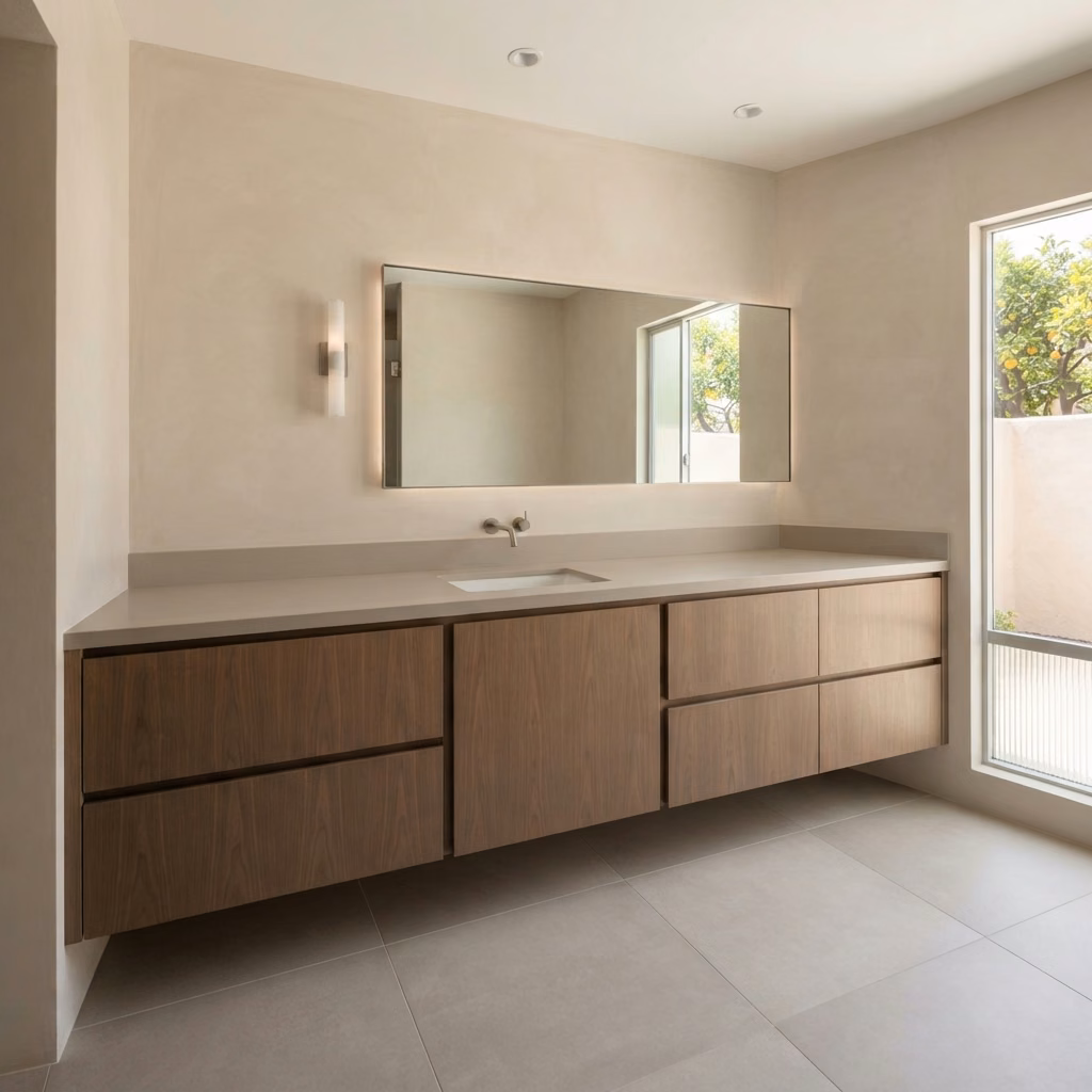 Custom Vanity Sizes in Orange County.