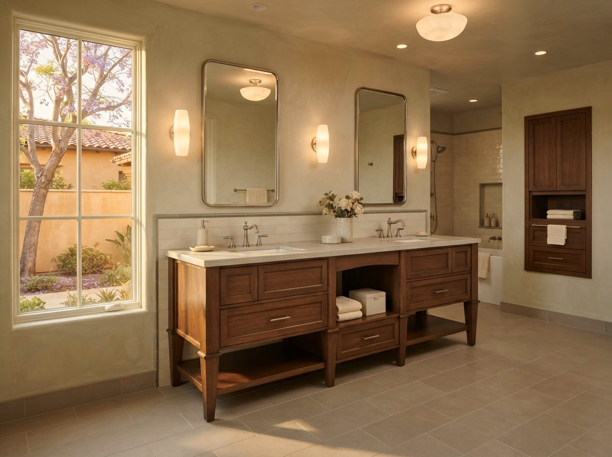 Freestanding Vanities in Orange County.