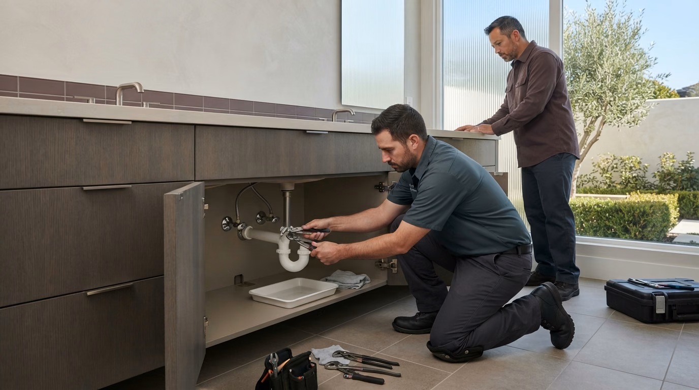 Plumbing Disconnection Reconnection in Orange County.