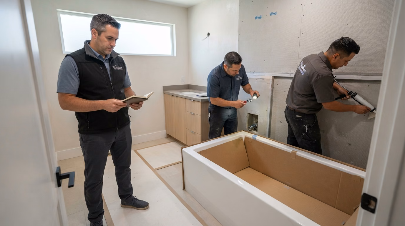 Bathtub Installation Contractor in Orange County.