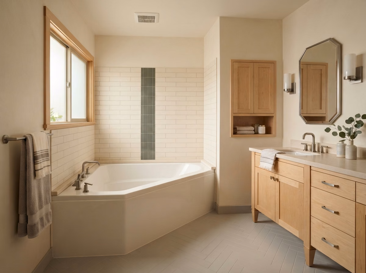 Corner Tub Type in Orange County.