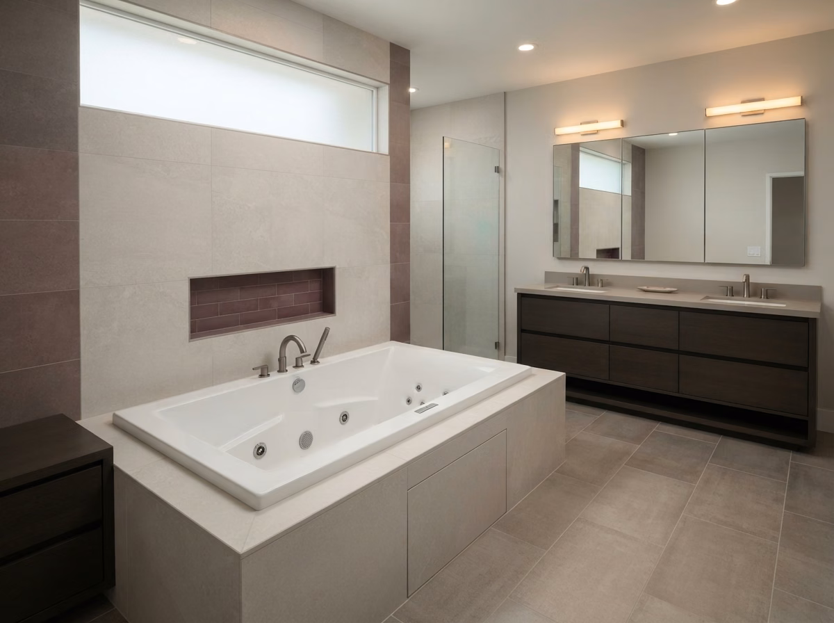 Jetted Whirlpool Tub Type in Orange County.