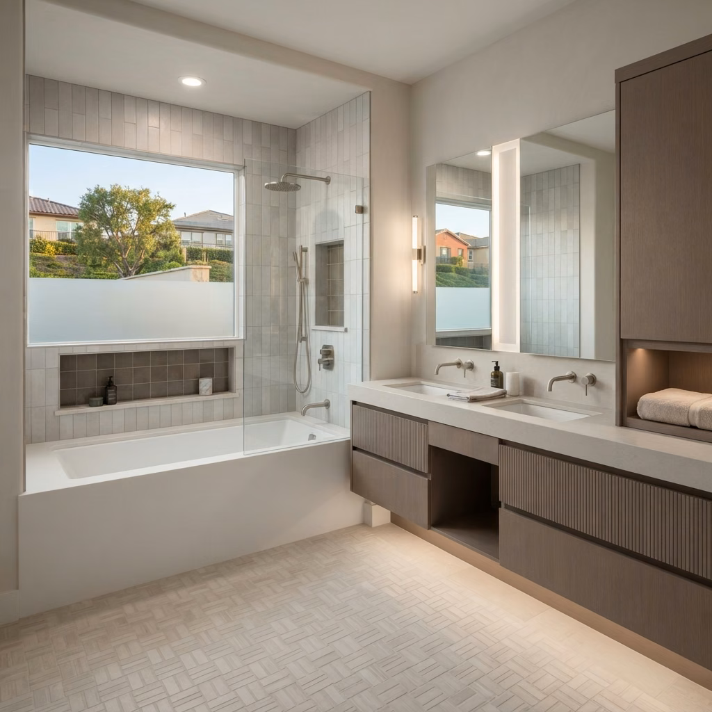 Alcove Tub Conversion Irvine in Orange County.