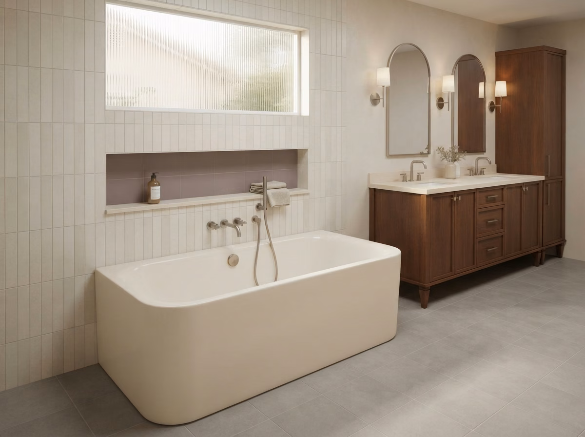 Shower to Tub After in Orange County.