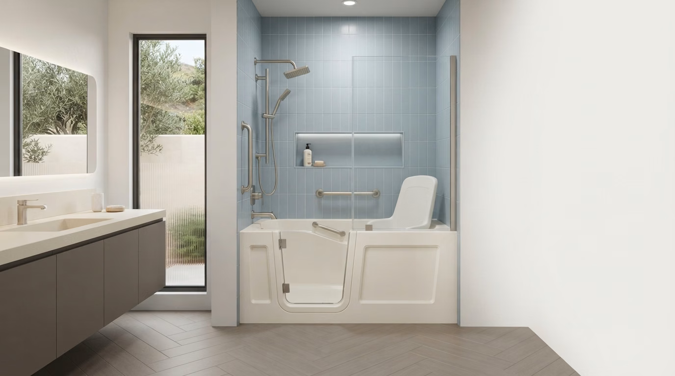 Dual Purpose Walk in Tub in Orange County.