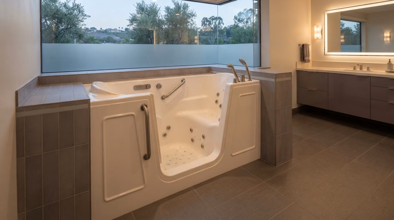 Hydrotherapy Walk in Tub in Orange County.