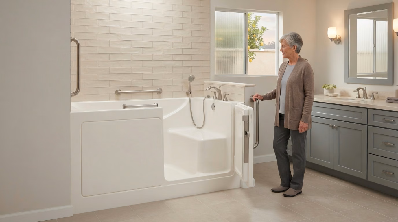 Soaker Walk in Tub in Orange County.