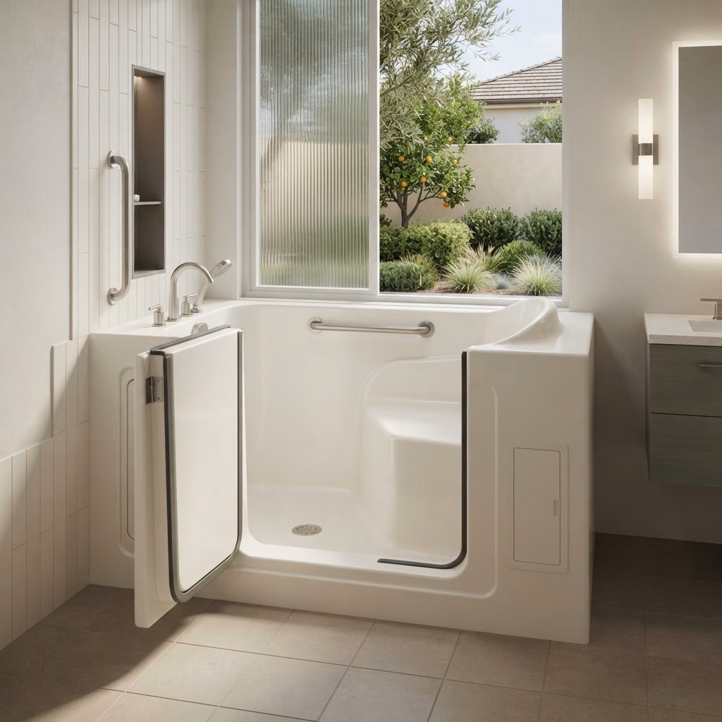 Walk in Tub Safety Features in Orange County.