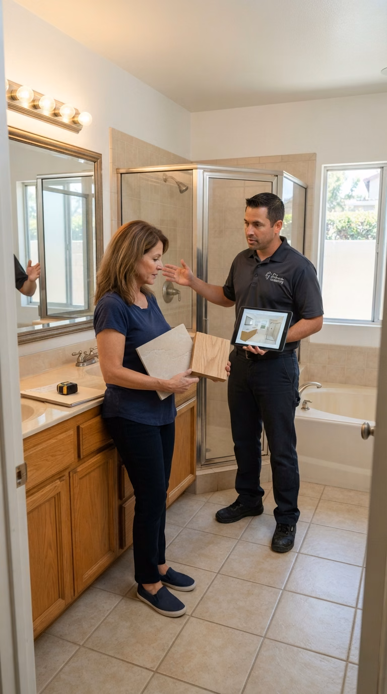 Free Bathroom Remodeling Estimate in Orange County.